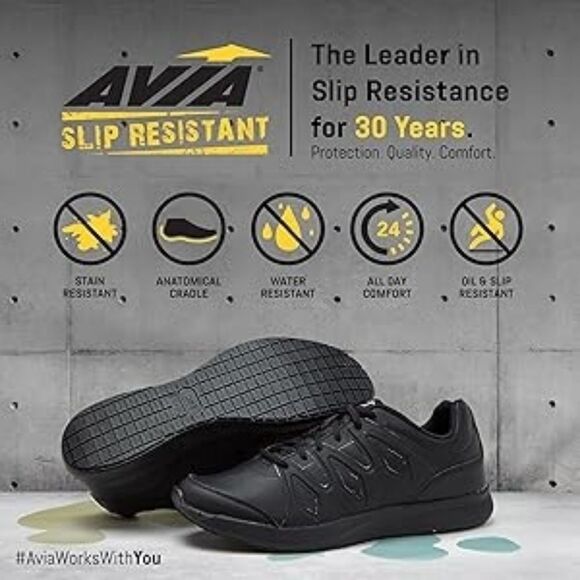 (S-4186) Avia Avi-Skill Non Slip Shoes for Men Sz 8 - Picture 3 of 12